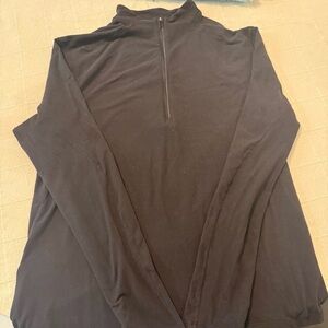 lululemon athletica Men's Black Zip-Up Sweater